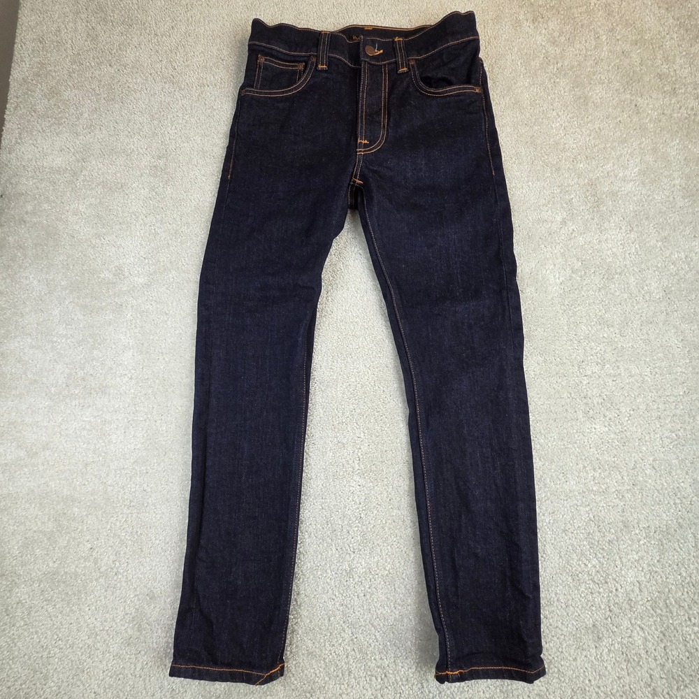 Nudie Jeans Co Lean Dean Dry Indigofera Slim Tapered Jeans Mens 29x28